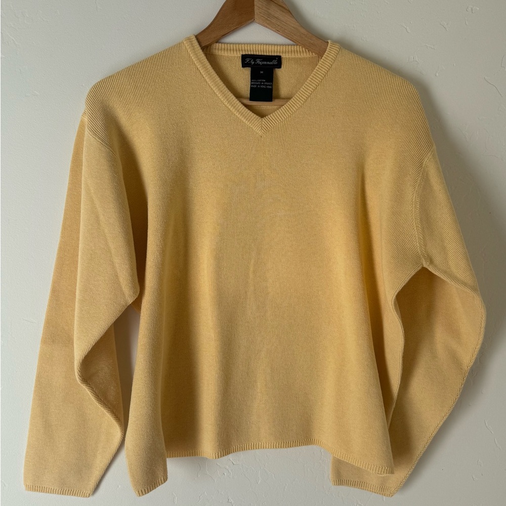 Yellow sweater Façonnable Pull